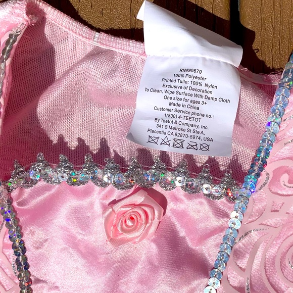 EXQUISITE LITTLE GIRL PRINCESS GOWN ONE SIZE 3+ - Picture 6 of 6